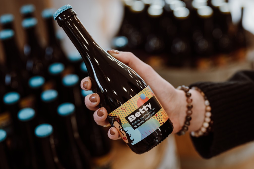 Betty, the new craft beer with natural sweet wine Rasteau