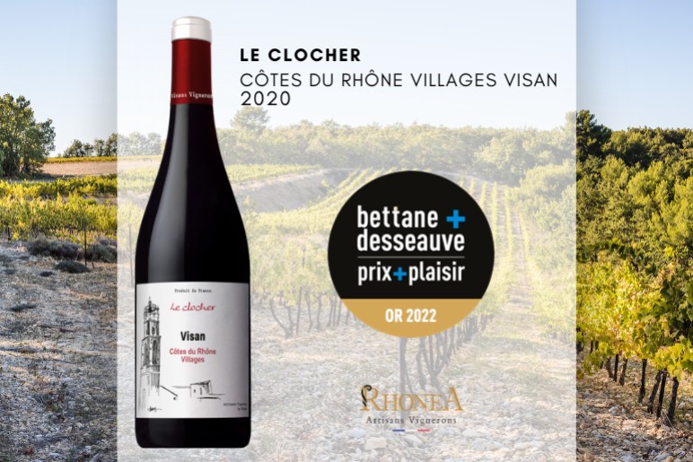 Visan Le Clocher - Médaille d'Or Bettane & Desseauve !