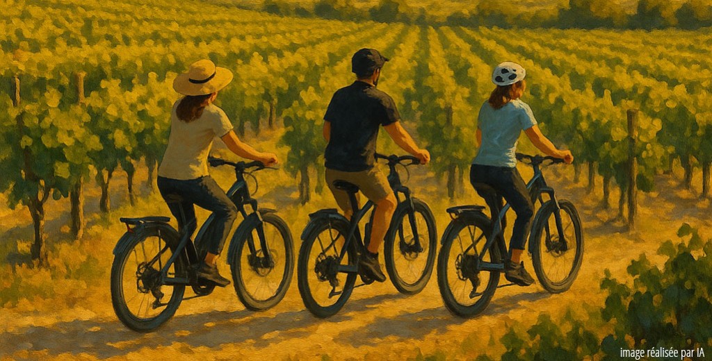 Le vignoble à vélo !