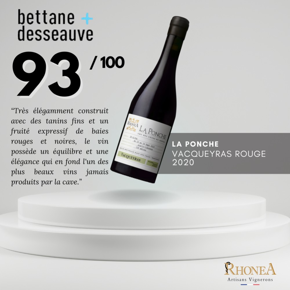 La Ponche - Nos Parcellaires, AOC Vacqueyras : une étoile montante dans le Guide