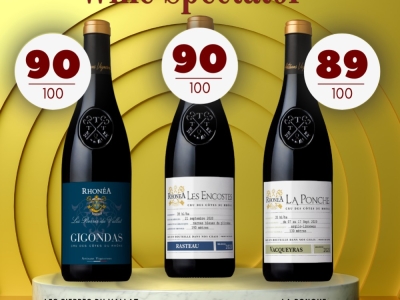 New ratings awarded by the Wine Spectator!